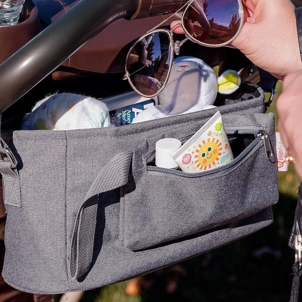 Baby Stroller Organizer Bag, Fits All Strollers Carry Your Phones, Keys, Diapers